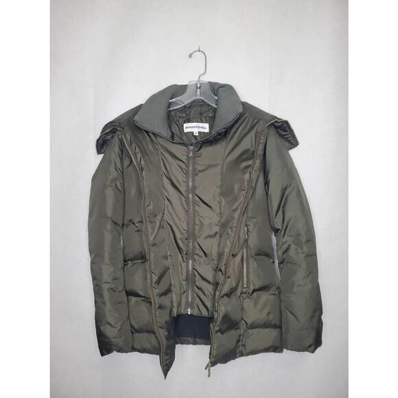 Hawke & Co Women's Down Hooded Puffer Coat Winter Ski Neutral - Picture 2 of 8